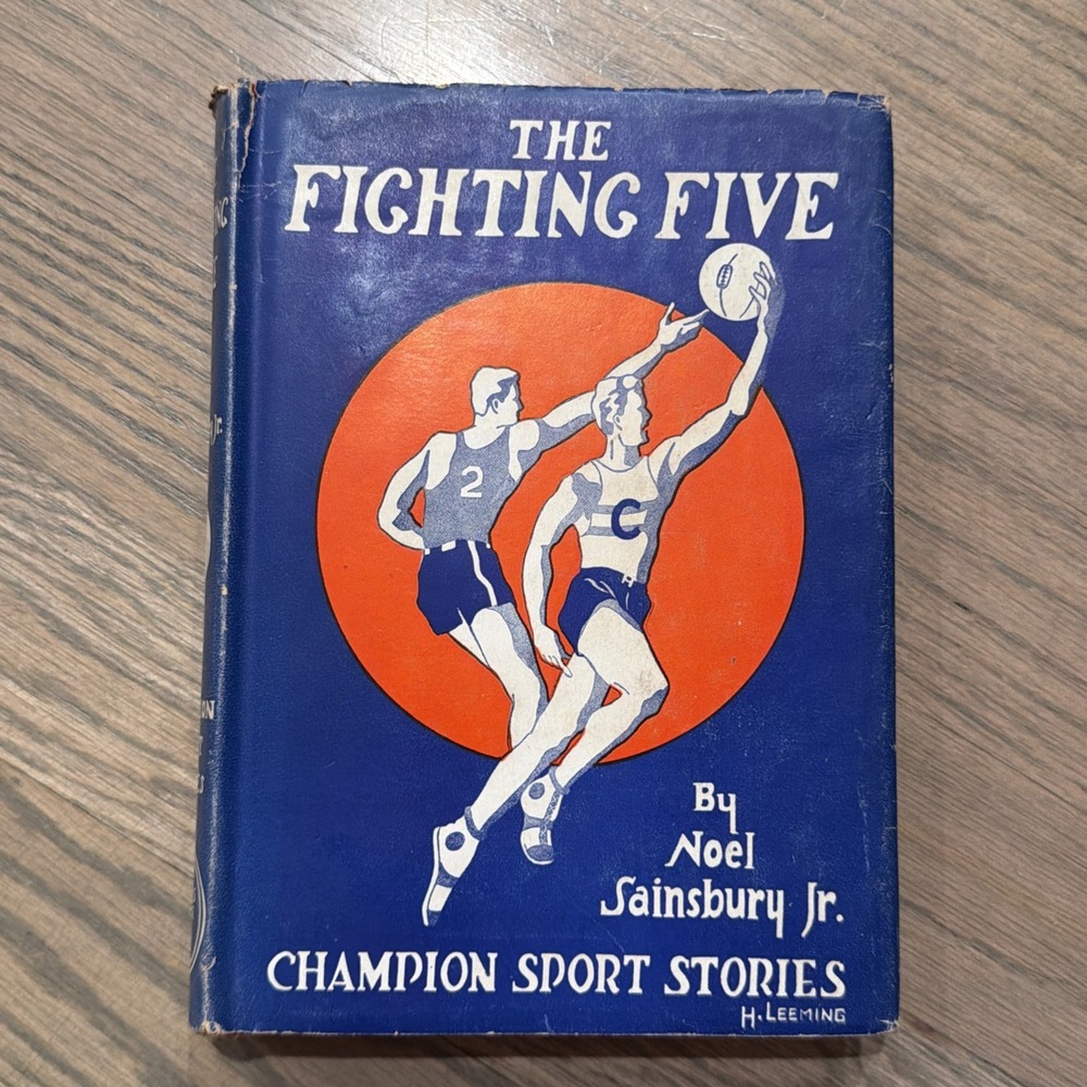The Fighting Five, Noel Sainsbury Jr, 1934 HCDJ in Mylar Basketball, VG